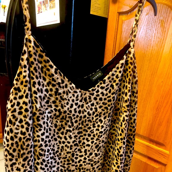 torrid Tops - Leopard spaghetti top Torrid 4